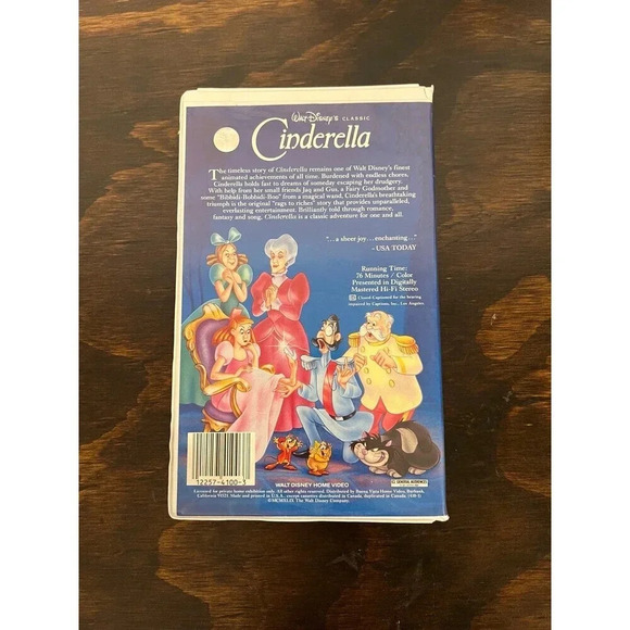 Disney Cinderella Black Diamond Collection VHS - Picture 3 of 8